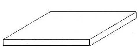 Set 2 placi abs transparent 0.25 mm