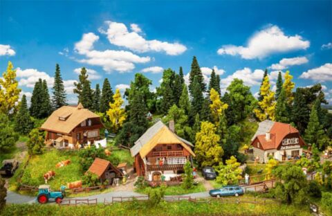 Set promotional "cabane montane"