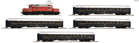 Locomotiva electrica seria 1020 cu tren Orient Express