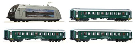 Set Locomotiva electrica EL 18 cu tren calatori, NSB