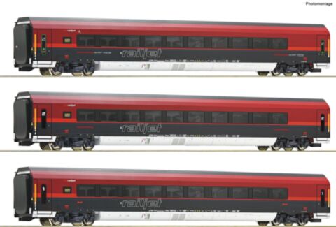 Set vagoane calatori Railjet, OBB