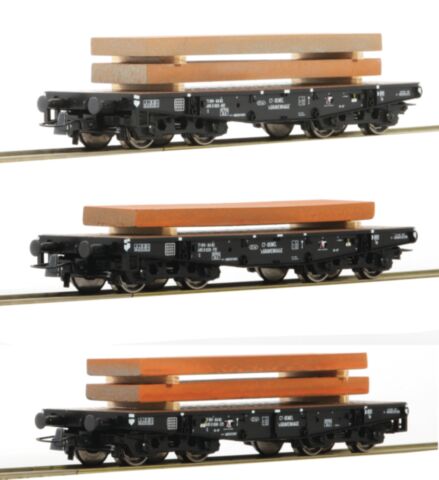 Set 3 vagoane transport greu, NS