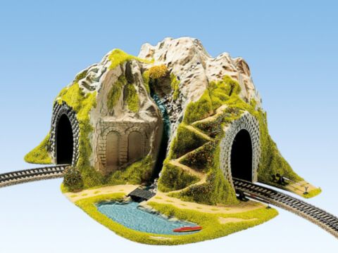 Tunel curba, linie simpla